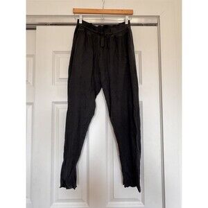 Transit Mens S Black Drawstring Silk Cashmere Knit Sweatpants Italy Old Money